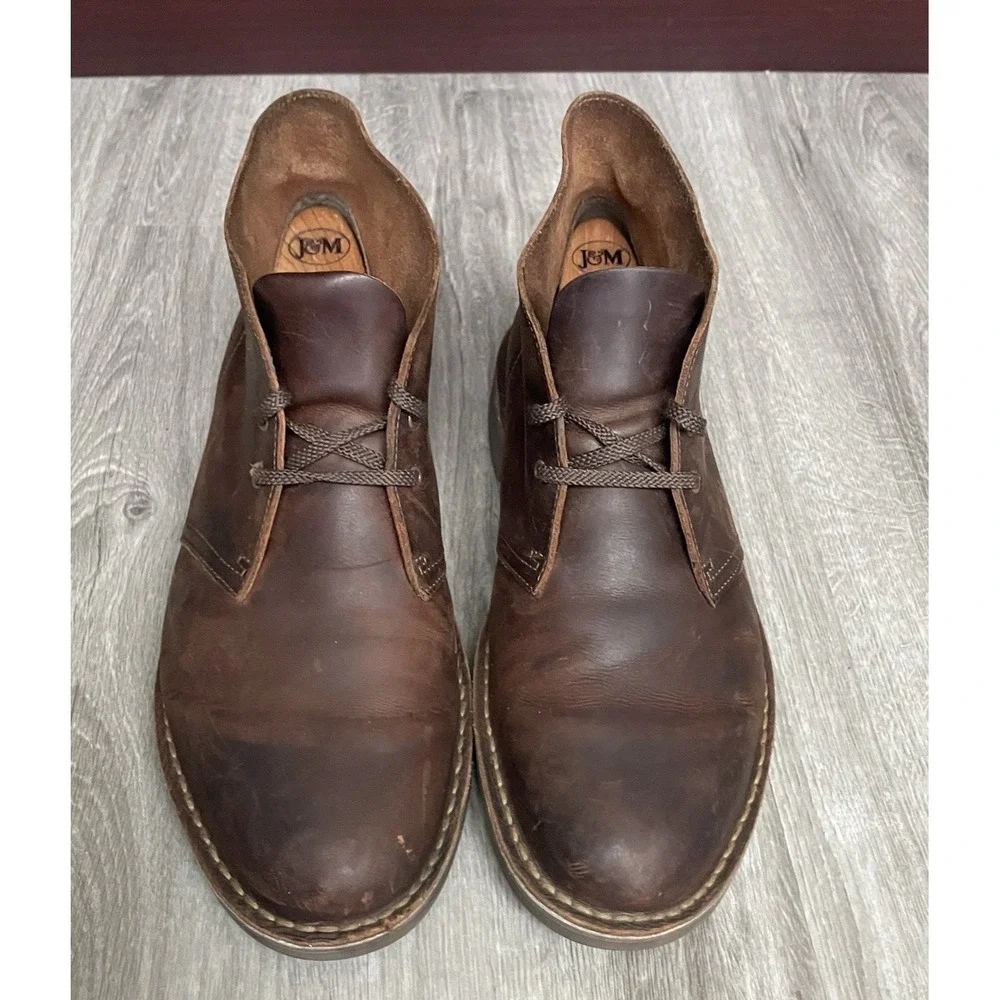 Clarks‎ Collection Men's Brown Leather Chukka Boots Size 11M